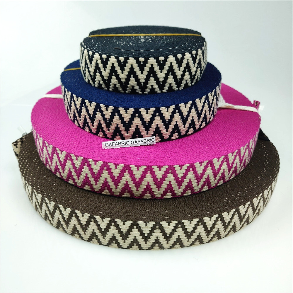 Sewing Thread In Textile - Yumuşak pamuklu dokuma 30MM genişliğinde dalga
