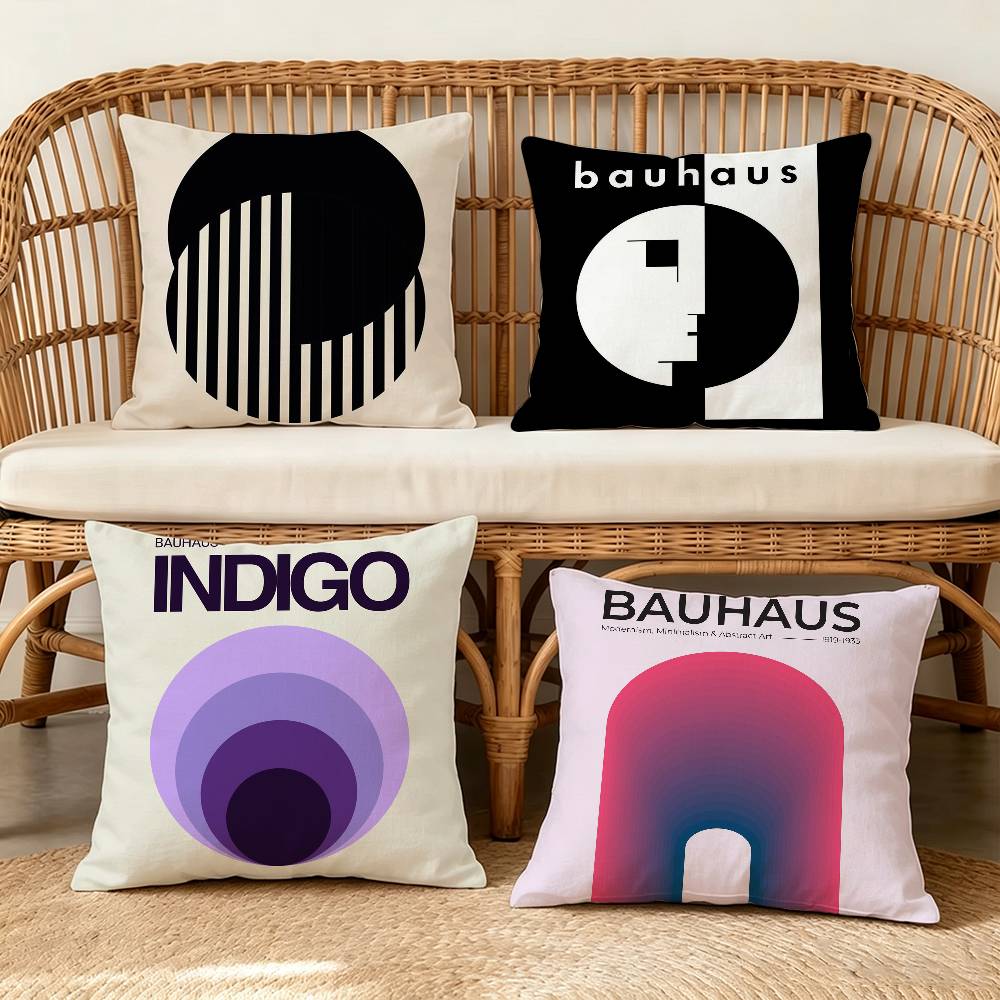 Century Textile & Sewing Supply - Orta Yüzyıl Modern Bauhaus Tarzı Soyut