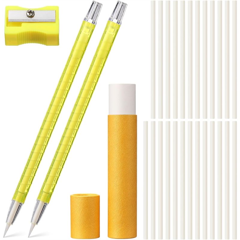 Tailor Chalk Marker - Beyaz Yeniden Doldurulabilir Kumaş Kalemleri ve