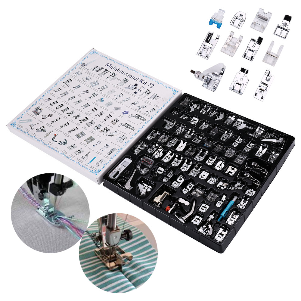 Zipper Foot Presser - Dikiş Makinesi Ayak Presi 11-82 adet/Set,