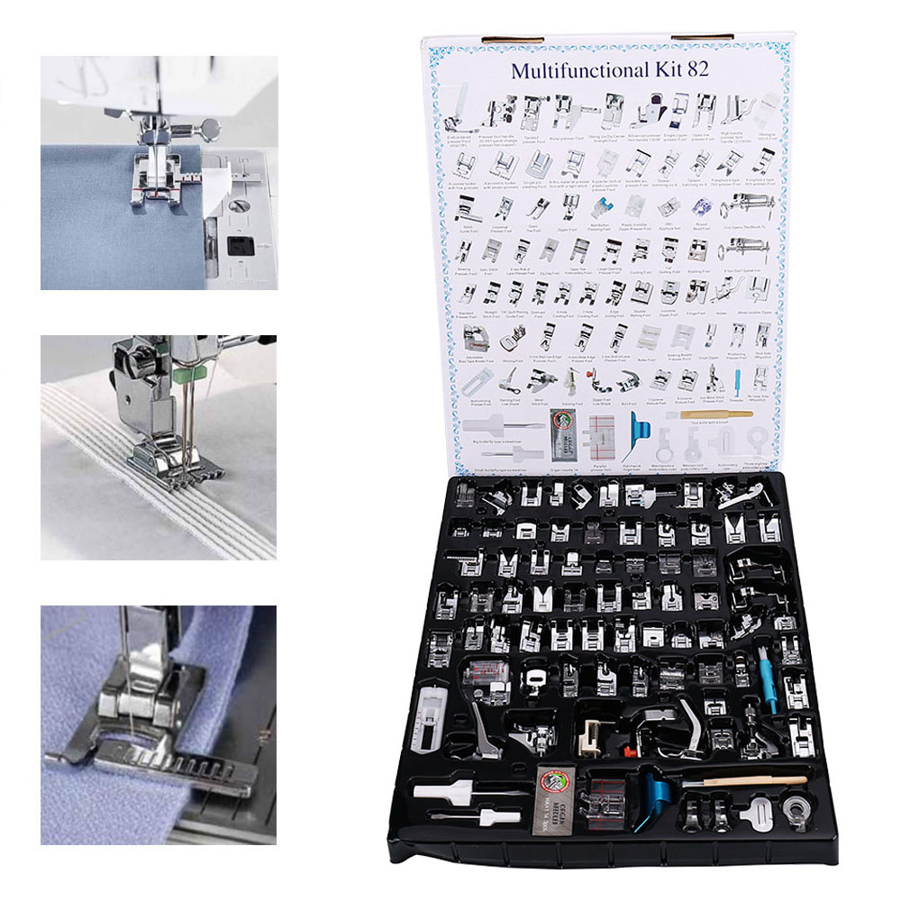 Zipper Foot Presser - 11-82 adet/set, Dikiş Makinesi için Ayak