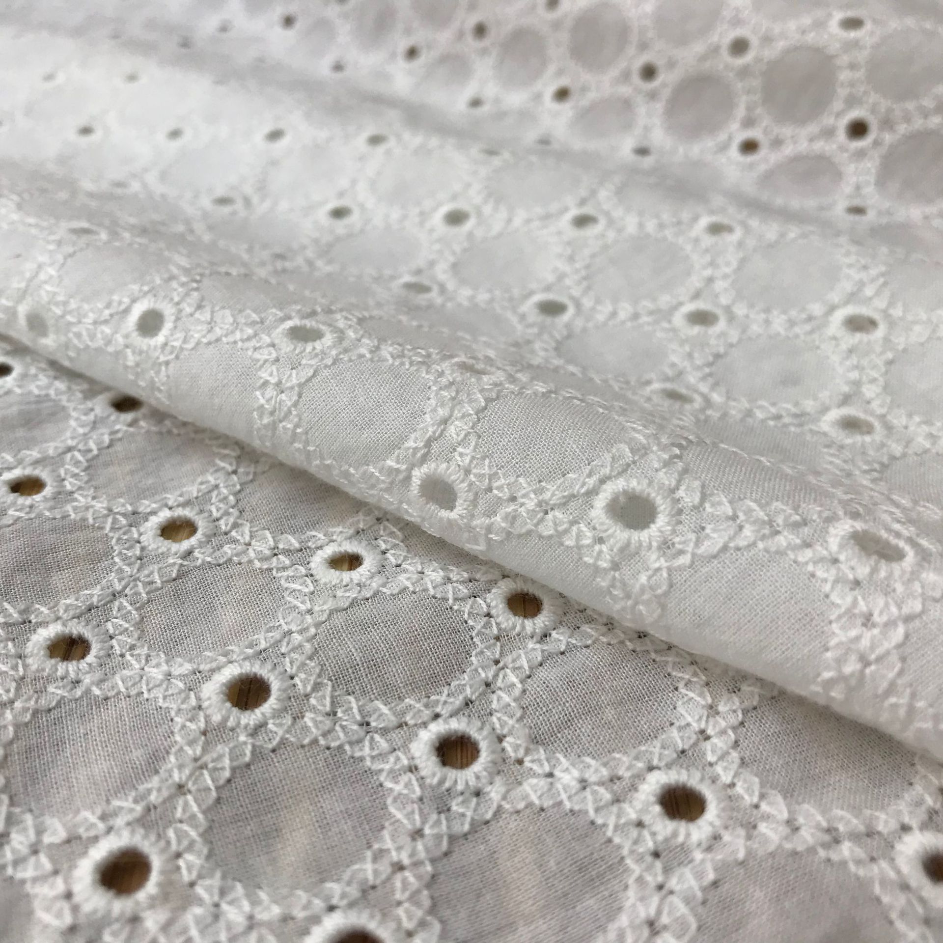 Pamuklu Denim Küçük Daire Gözü - Sewing Eyelet Fabric incelemesi ve fiyatı