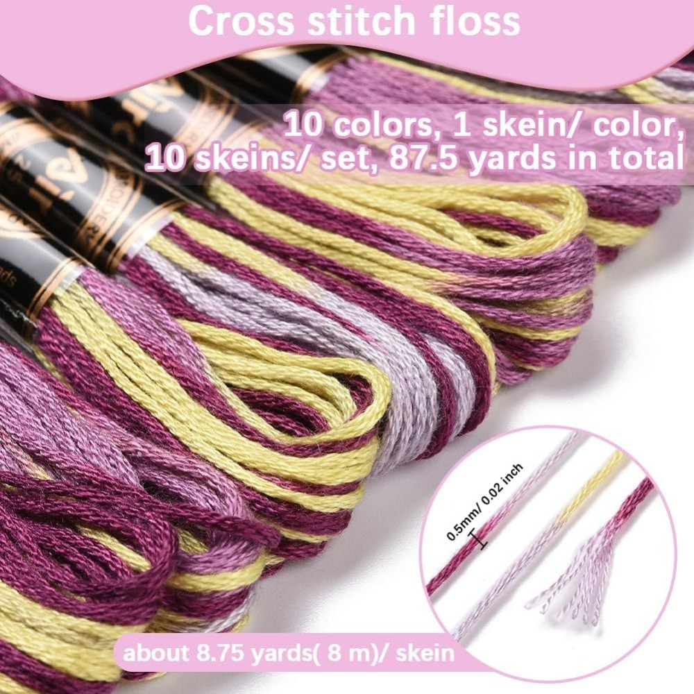 6 Iplikçik Mor Alacalı Nakış I - Embroidery Floss Thread incelemesi ve fiyatı