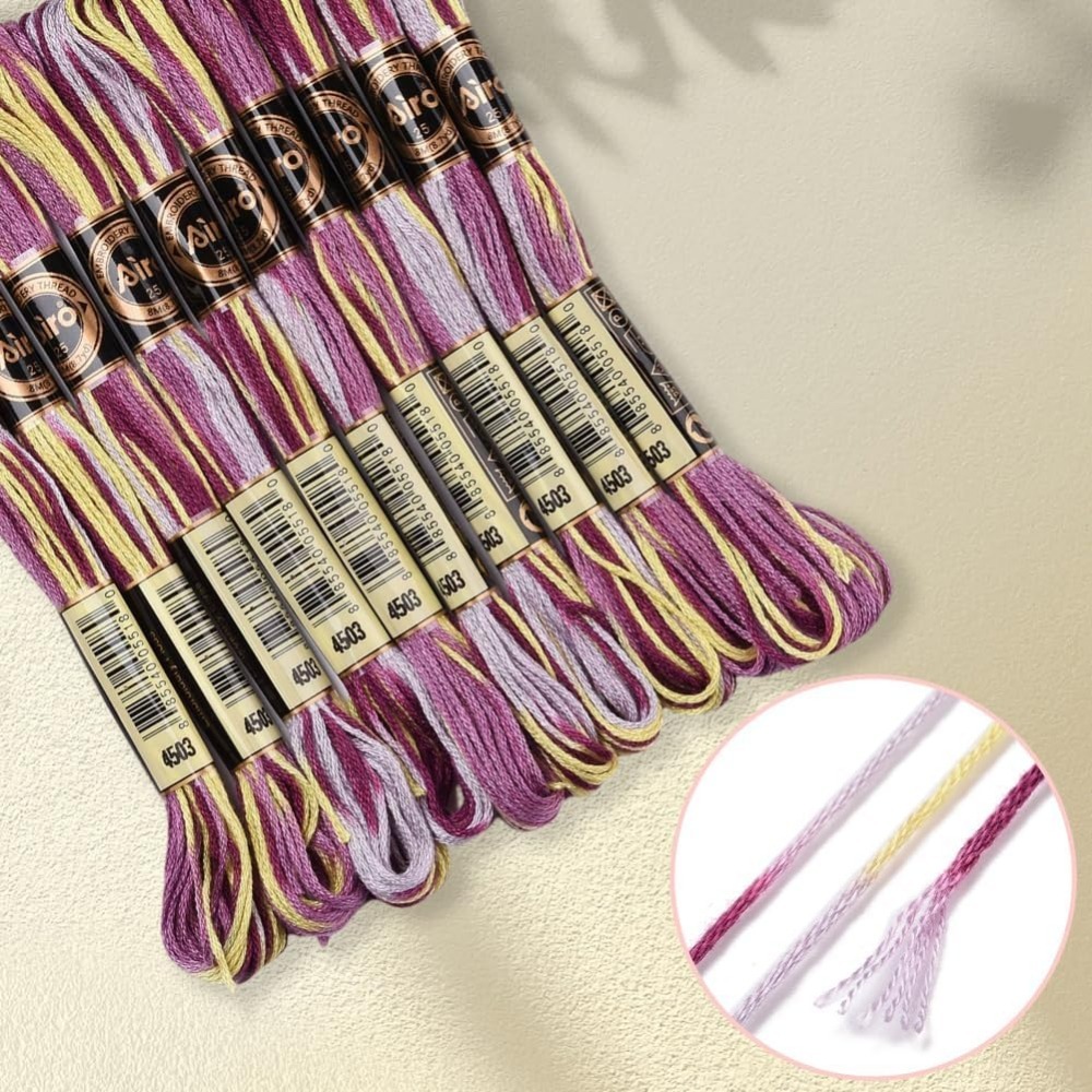 6 Iplikçik Mor Alacalı Nakış I - Embroidery Floss Thread incelemesi ve fiyatı