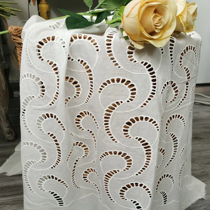 %100 pamuklu işlemeli oymalı k - Sewing Eyelet Fabric incelemesi ve fiyatı