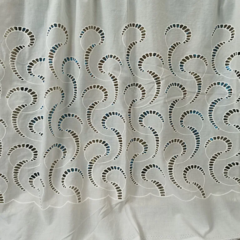 %100 pamuklu işlemeli oymalı k - Sewing Eyelet Fabric incelemesi ve fiyatı