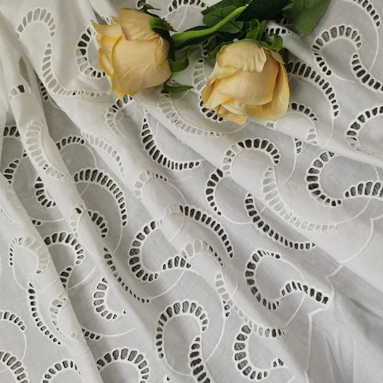 %100 pamuklu işlemeli oymalı k - Sewing Eyelet Fabric incelemesi ve fiyatı