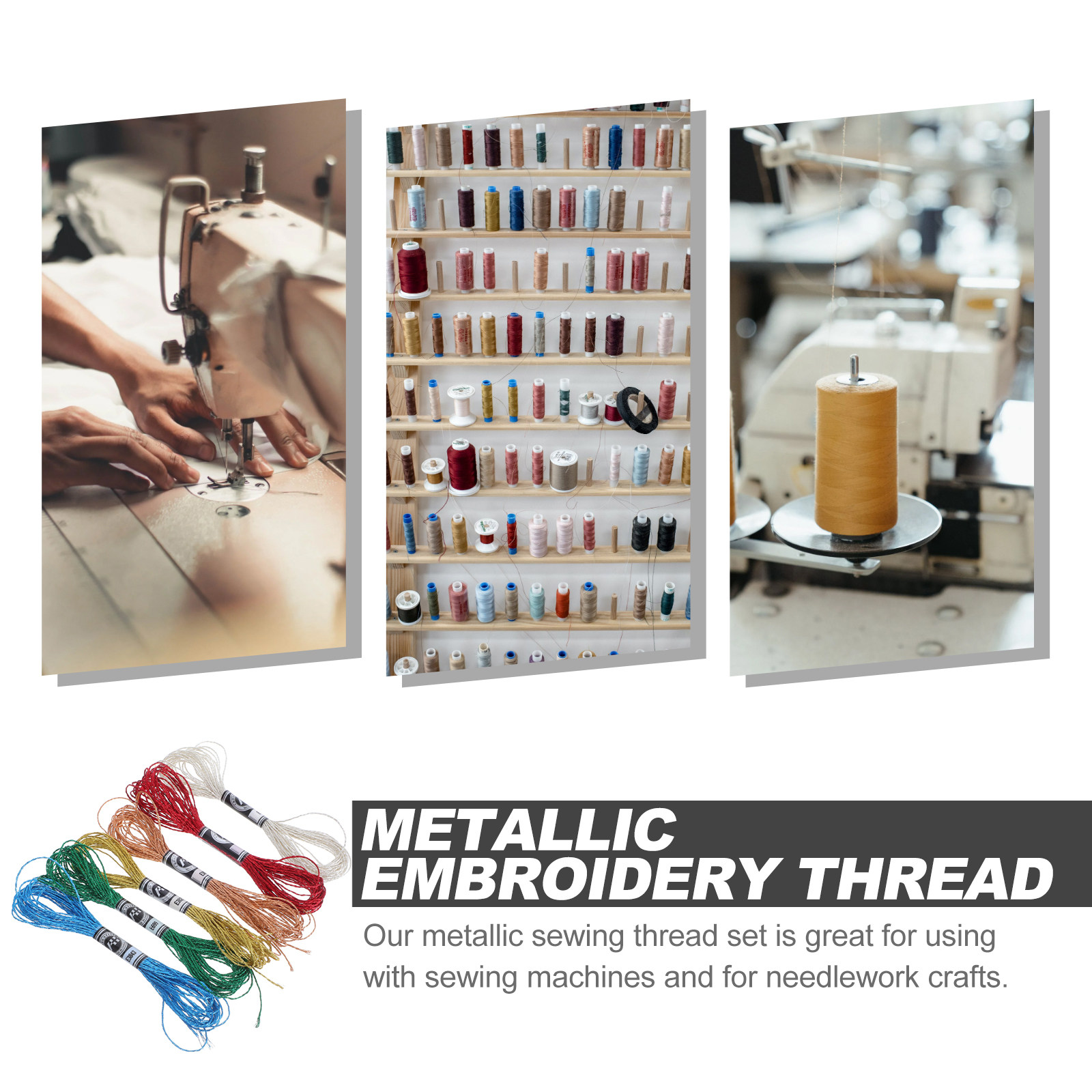 6 Adet Lüks Metalik Nakış İpli - Embroidery Floss Thread incelemesi ve fiyatı