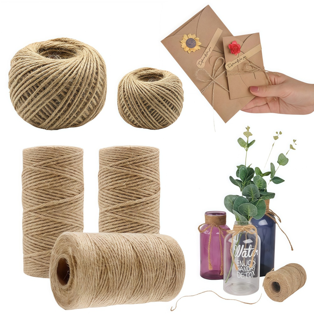 2/3/4mm Doğal Jüt Halat Dize Ş - Sewing Thread In Textile incelemesi ve fiyatı