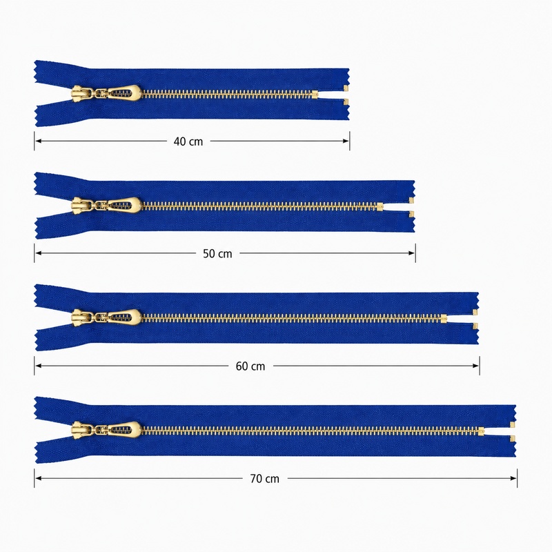 5/10 Adet 40-70cm 3 #   Metal  - Sewing Front Zipper incelemesi ve fiyatı
