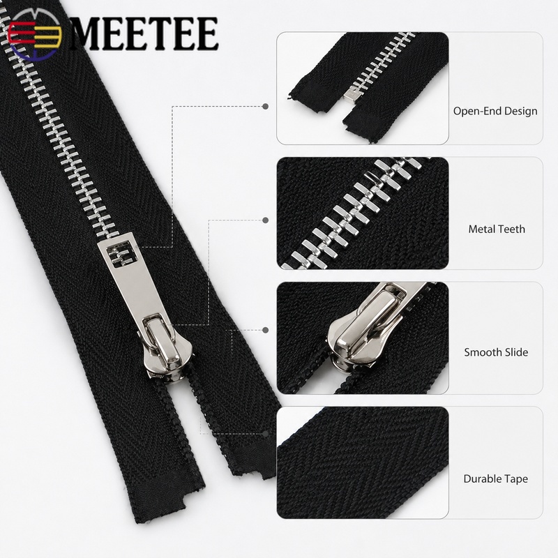 5/10 Adet 40-80cm 5 #   Metal  - Sewing Front Zipper incelemesi ve fiyatı