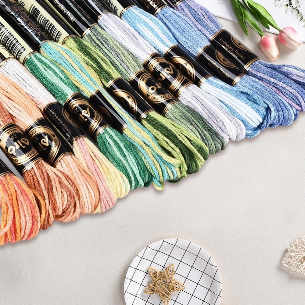 12 Sarım 105 Yard Çapraz Dikiş - Embroidery Floss Thread incelemesi ve fiyatı