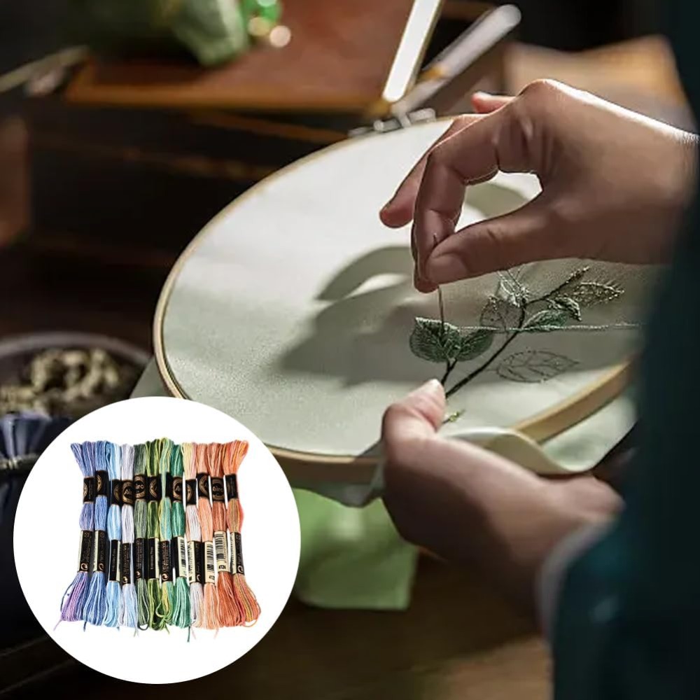 12 Sarım 105 Yard Çapraz Dikiş - Embroidery Floss Thread incelemesi ve fiyatı