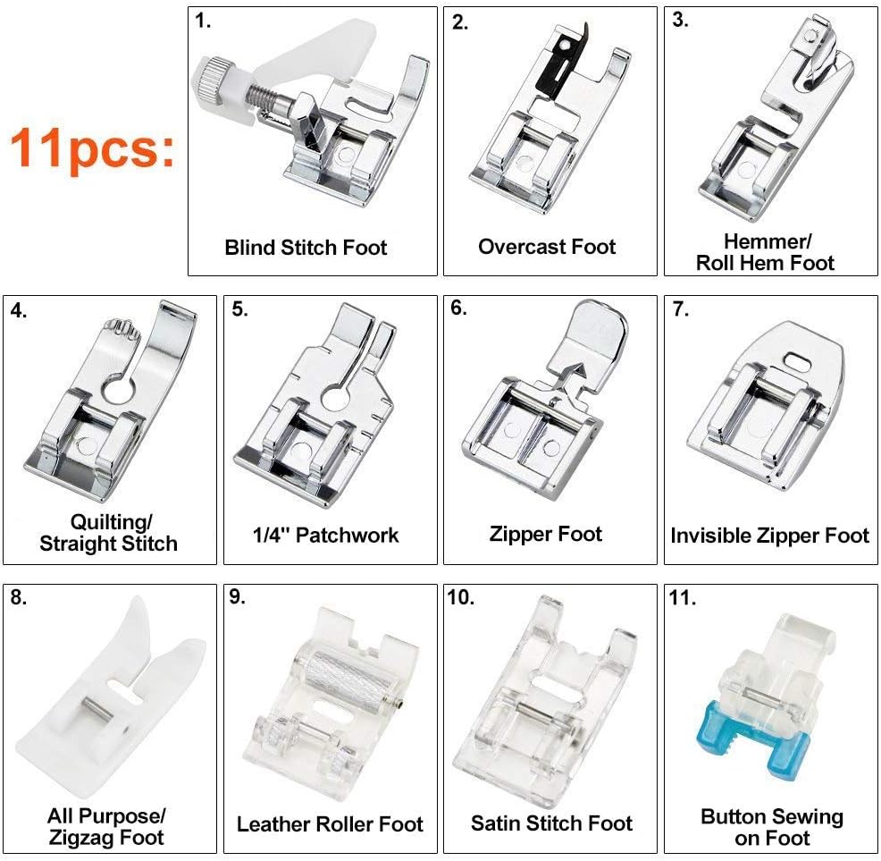 11 Parça Baskı Ayağı Seti - Br - Sewing Expert incelemesi ve fiyatı