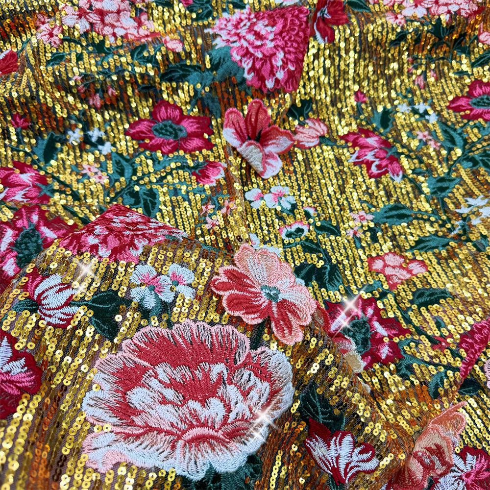 1 yardÜç boyutlu nakış dikişli - Sewing Embroidery Fabric incelemesi ve fiyatı