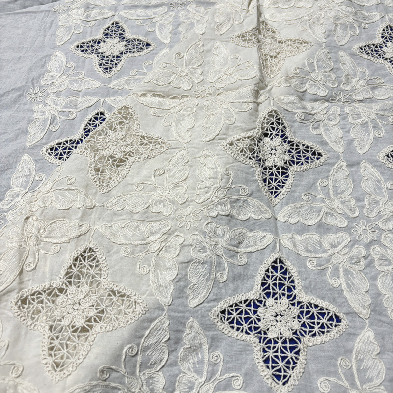 Kelebek Desenli Pamuklu Delikl - Sewing Eyelet Fabric incelemesi ve fiyatı