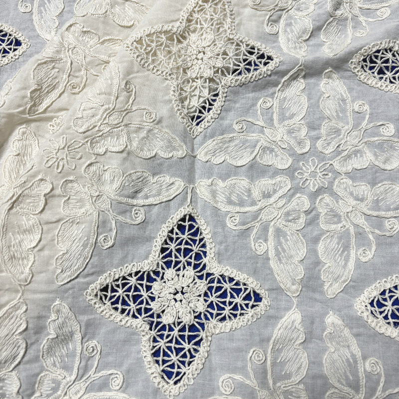 Kelebek Desenli Pamuklu Delikl - Sewing Eyelet Fabric incelemesi ve fiyatı