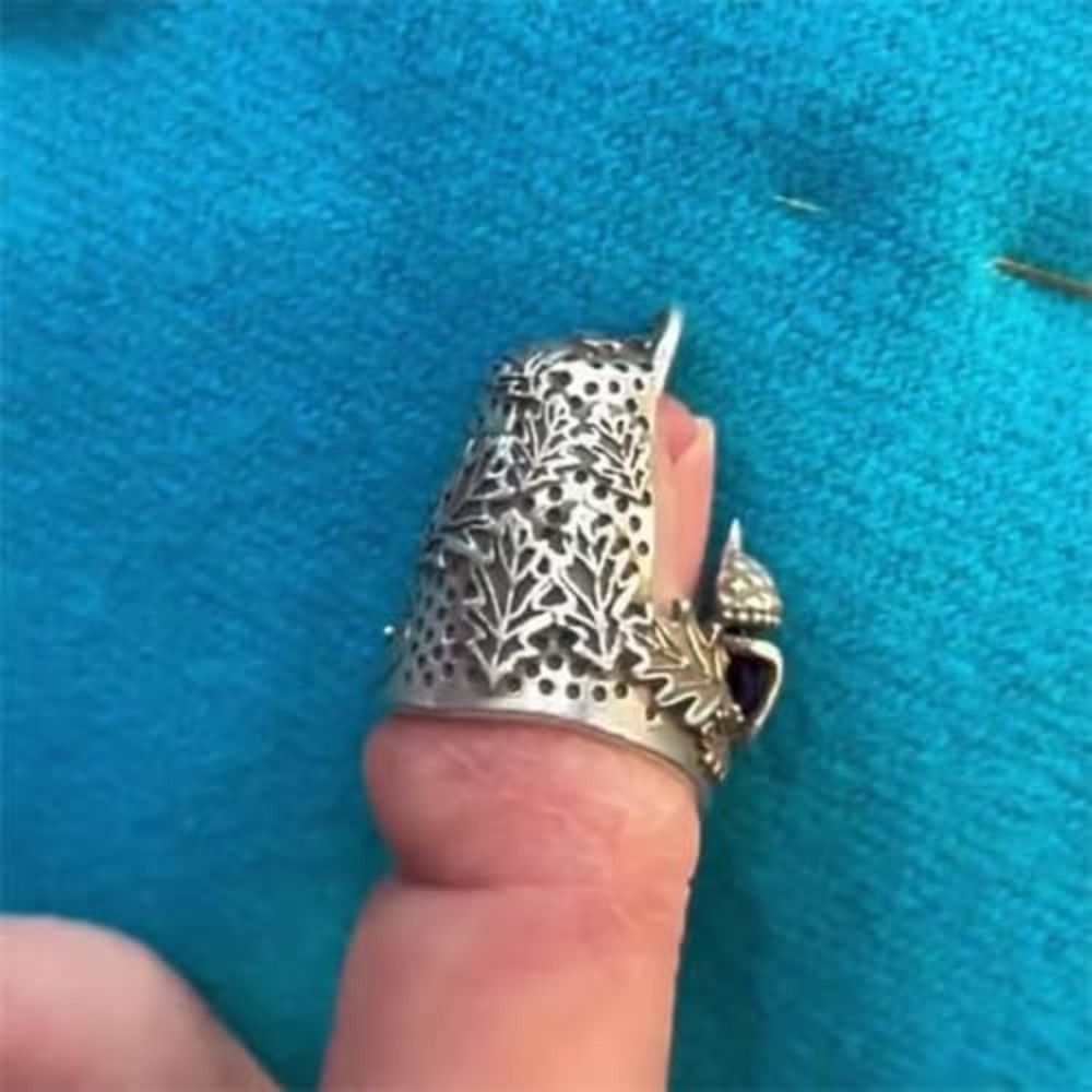 Metal Açık Uçlu Somon Kepçesi  - Sewing Thimble Metal incelemesi ve fiyatı