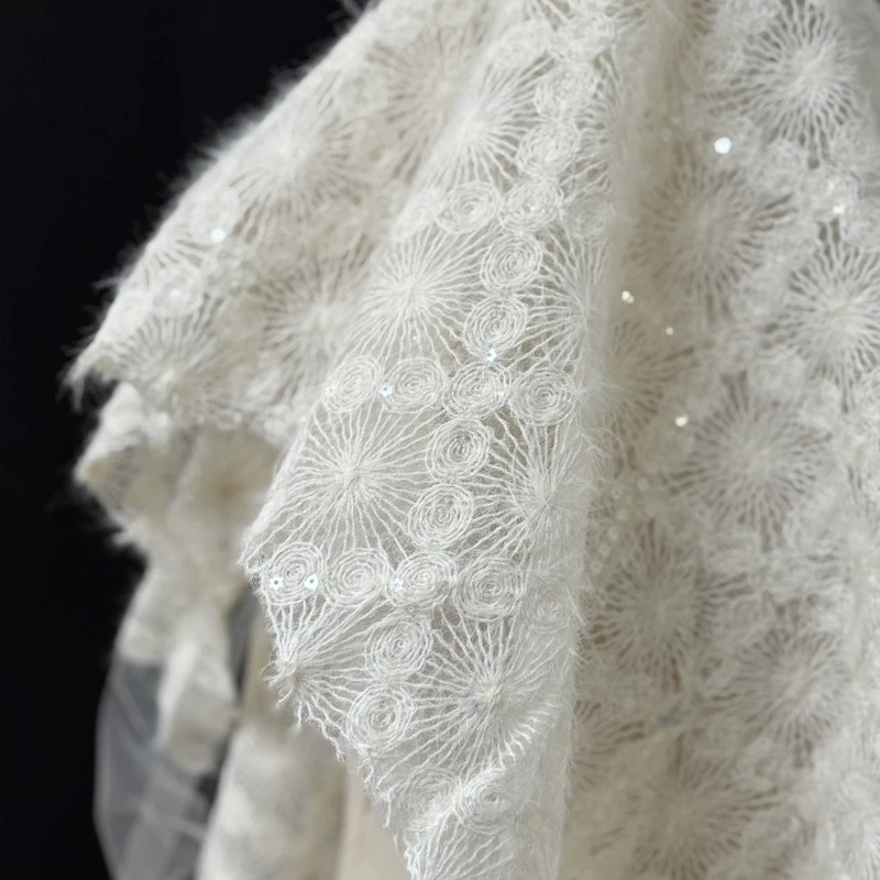 1 yarda Moda Tasarım Düğün Elb - Sewing Embroidery Fabric incelemesi ve fiyatı