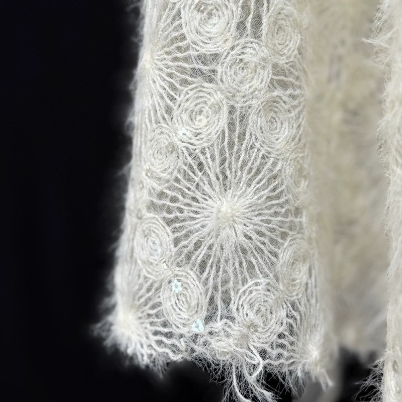 1 yarda Moda Tasarım Düğün Elb - Sewing Embroidery Fabric incelemesi ve fiyatı