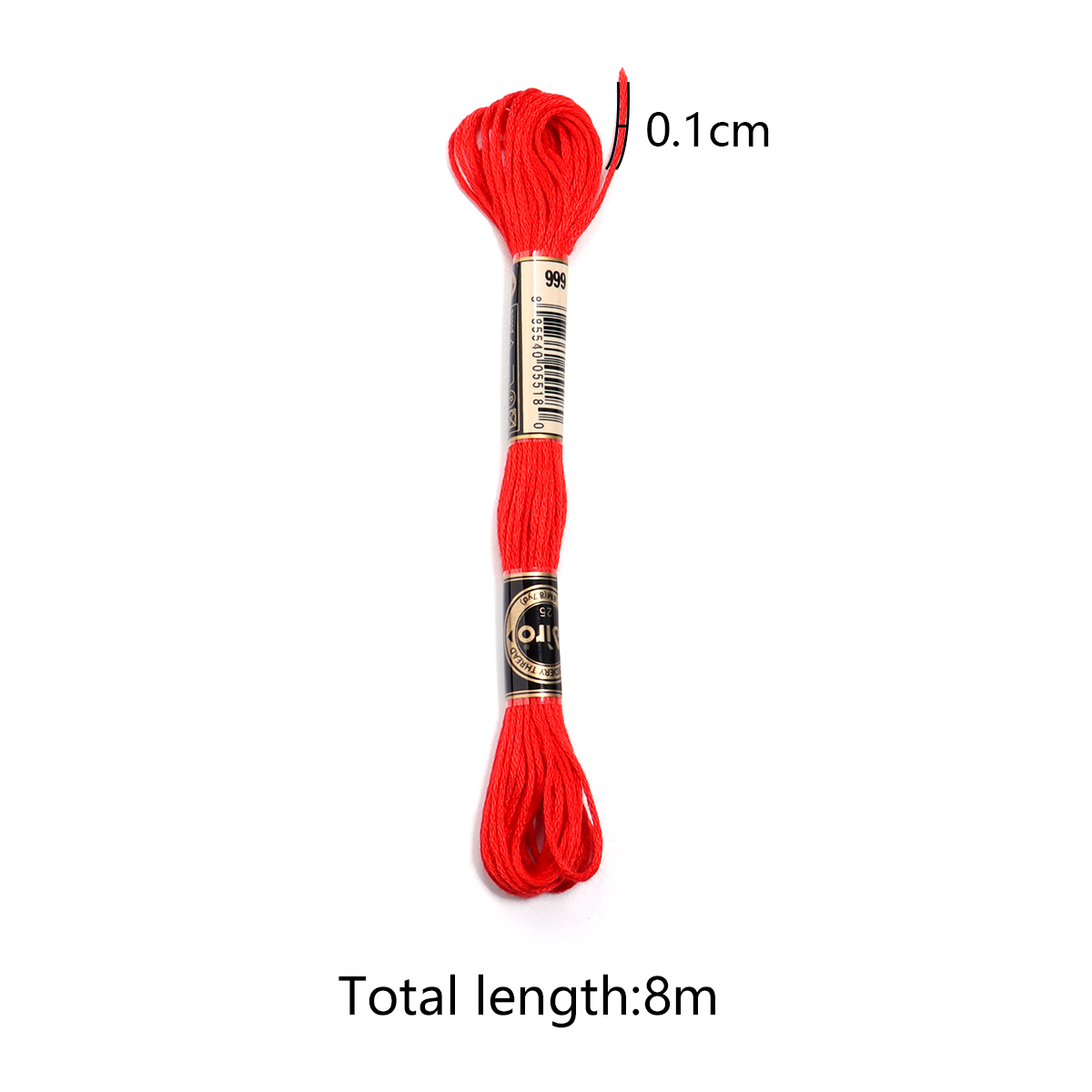 6 adet/grup Çok Renkli Polyest - Embroidery Floss Thread incelemesi ve fiyatı