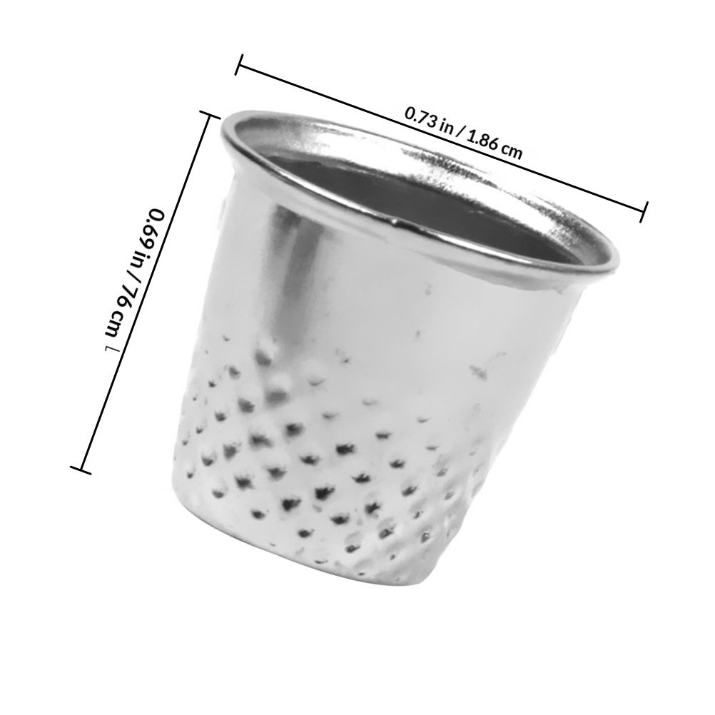 10 Adet Gümüş Renkli, Sert Met - Sewing Thimble Metal incelemesi ve fiyatı