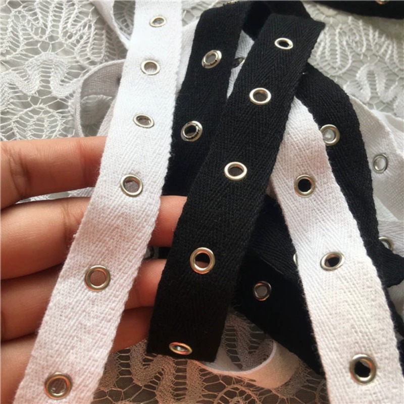 Kuşgözü Metal düğmeler ile siy - Sewing Eyelet Fabric incelemesi ve fiyatı